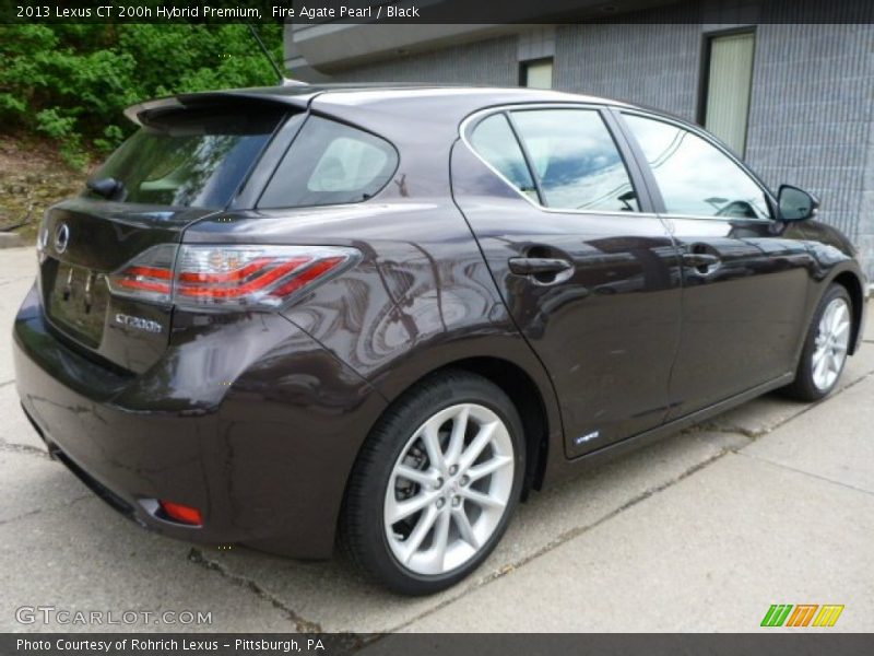 Fire Agate Pearl / Black 2013 Lexus CT 200h Hybrid Premium