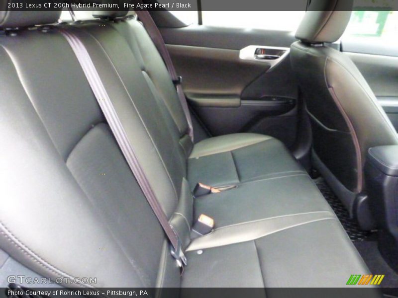 Fire Agate Pearl / Black 2013 Lexus CT 200h Hybrid Premium