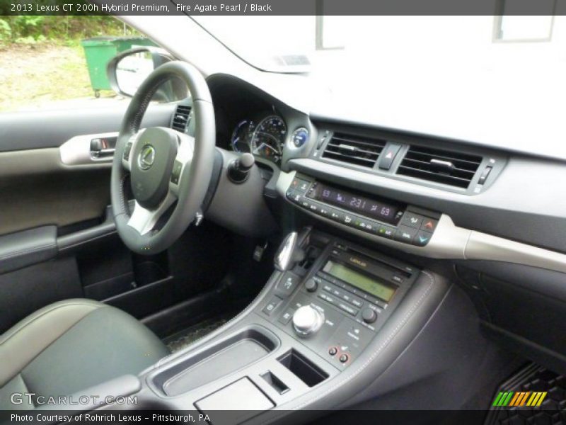 Fire Agate Pearl / Black 2013 Lexus CT 200h Hybrid Premium