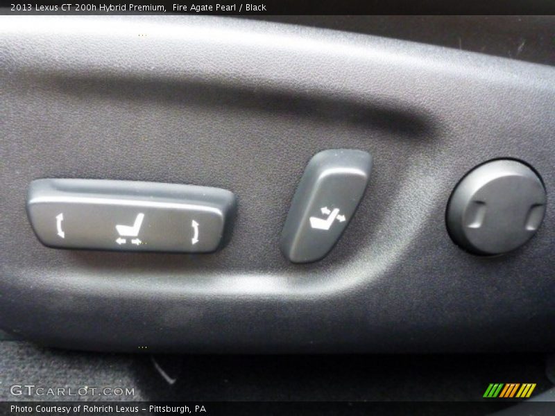 Fire Agate Pearl / Black 2013 Lexus CT 200h Hybrid Premium