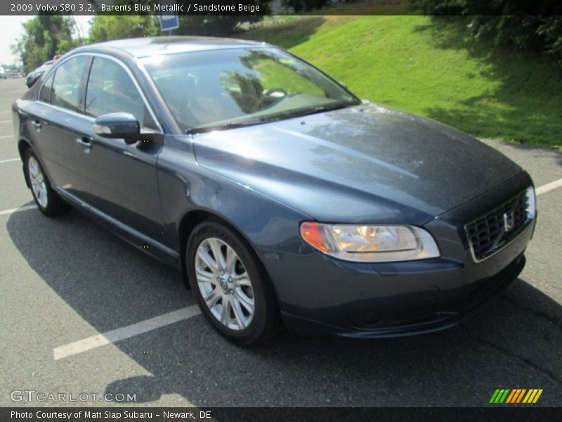Barents Blue Metallic / Sandstone Beige 2009 Volvo S80 3.2
