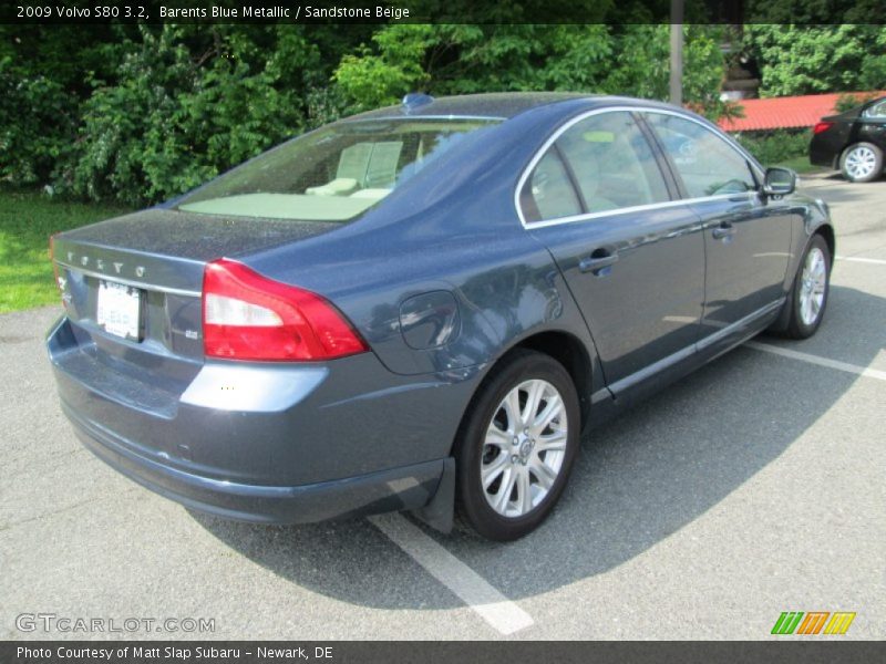 Barents Blue Metallic / Sandstone Beige 2009 Volvo S80 3.2