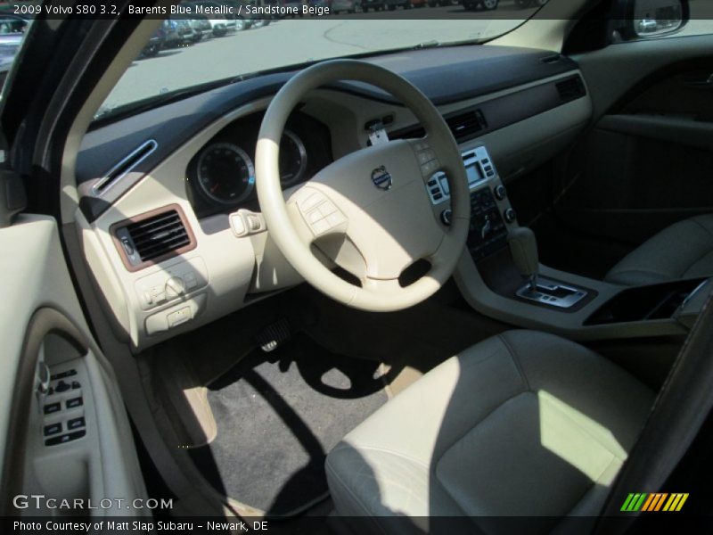 Barents Blue Metallic / Sandstone Beige 2009 Volvo S80 3.2