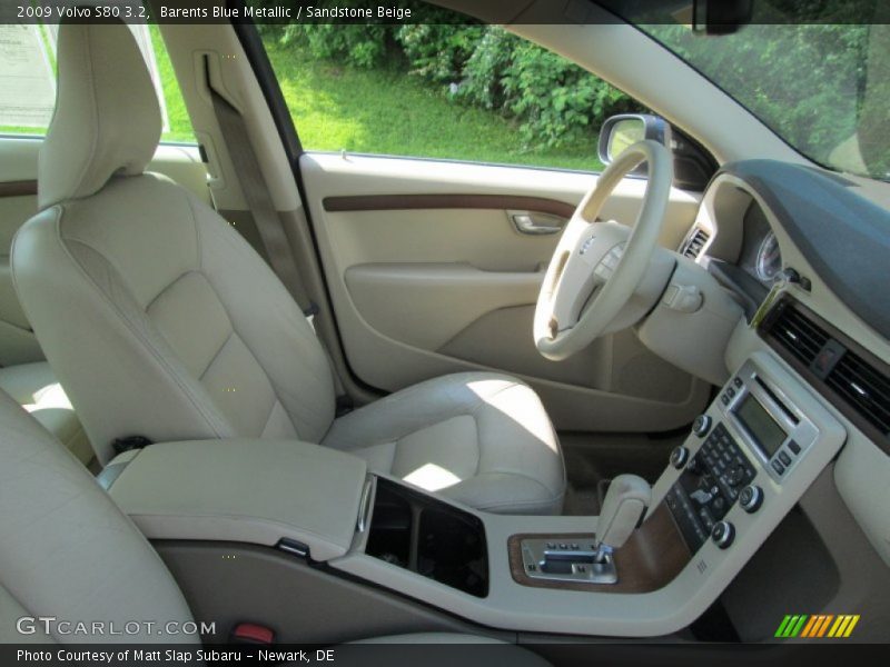 Barents Blue Metallic / Sandstone Beige 2009 Volvo S80 3.2