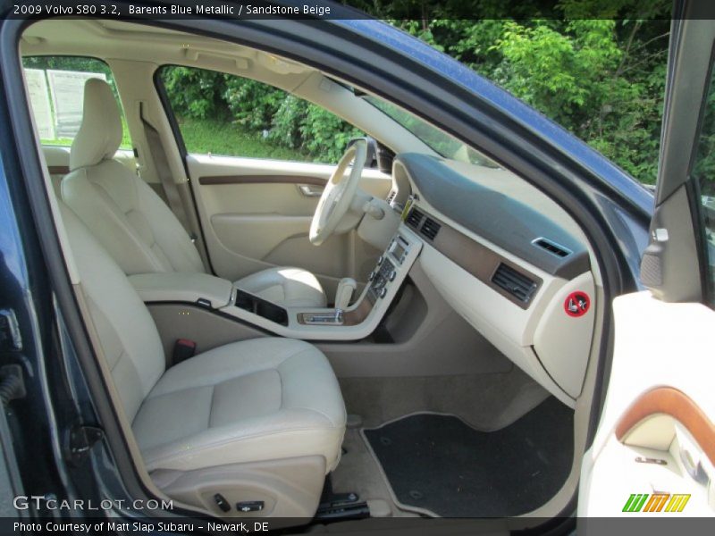 Barents Blue Metallic / Sandstone Beige 2009 Volvo S80 3.2