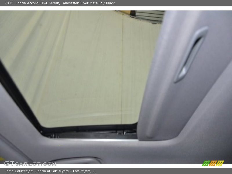 Alabaster Silver Metallic / Black 2015 Honda Accord EX-L Sedan