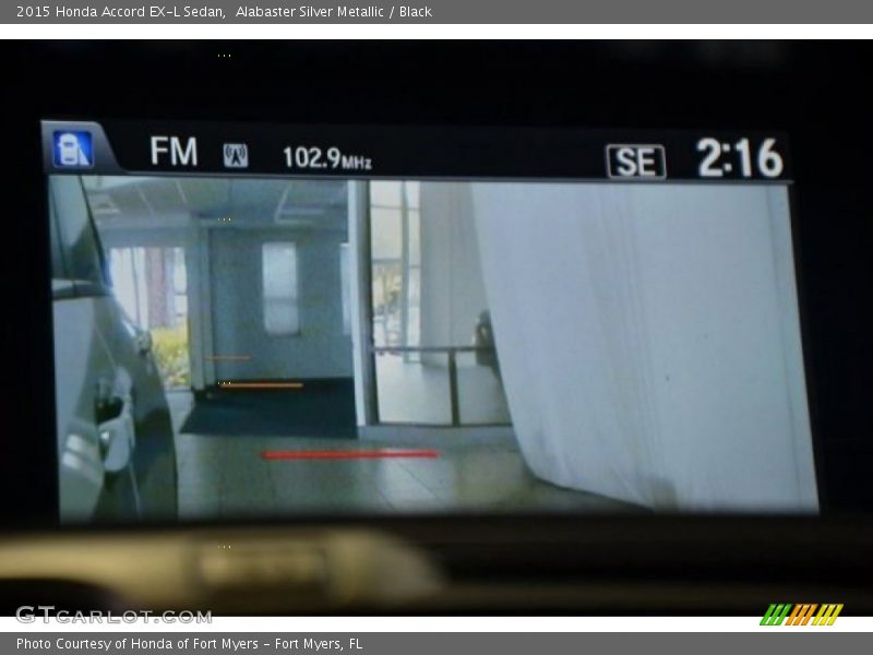 Alabaster Silver Metallic / Black 2015 Honda Accord EX-L Sedan