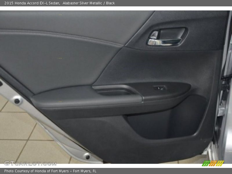 Alabaster Silver Metallic / Black 2015 Honda Accord EX-L Sedan