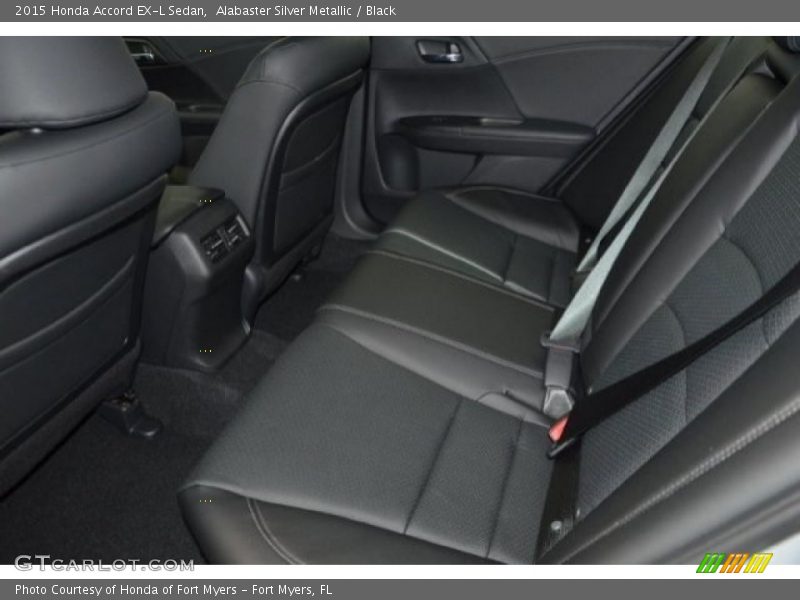 Alabaster Silver Metallic / Black 2015 Honda Accord EX-L Sedan