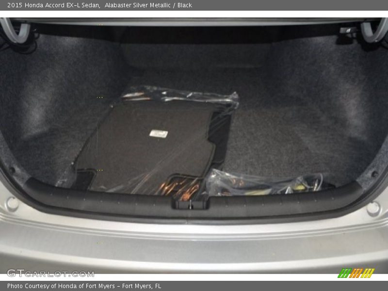Alabaster Silver Metallic / Black 2015 Honda Accord EX-L Sedan