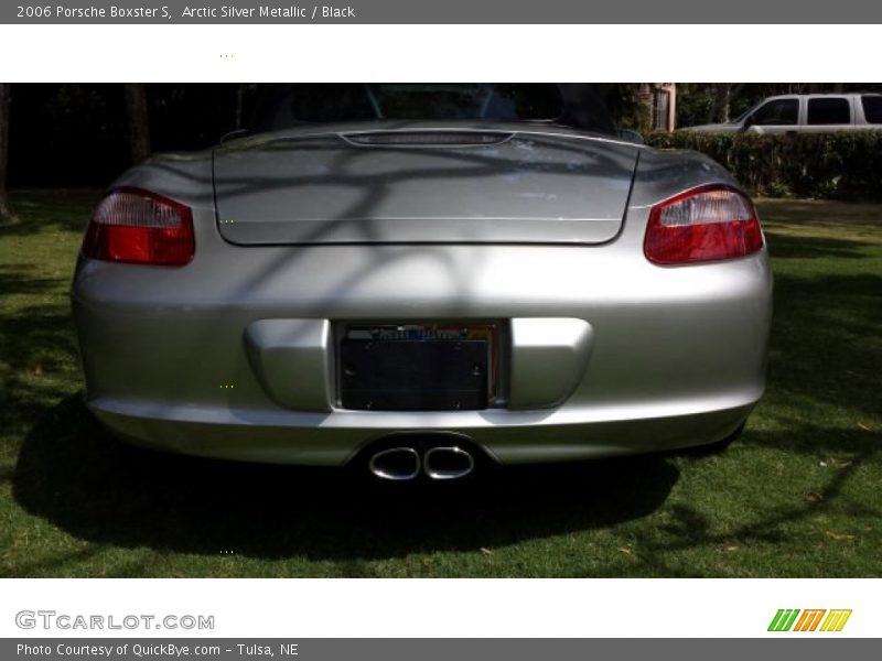Arctic Silver Metallic / Black 2006 Porsche Boxster S