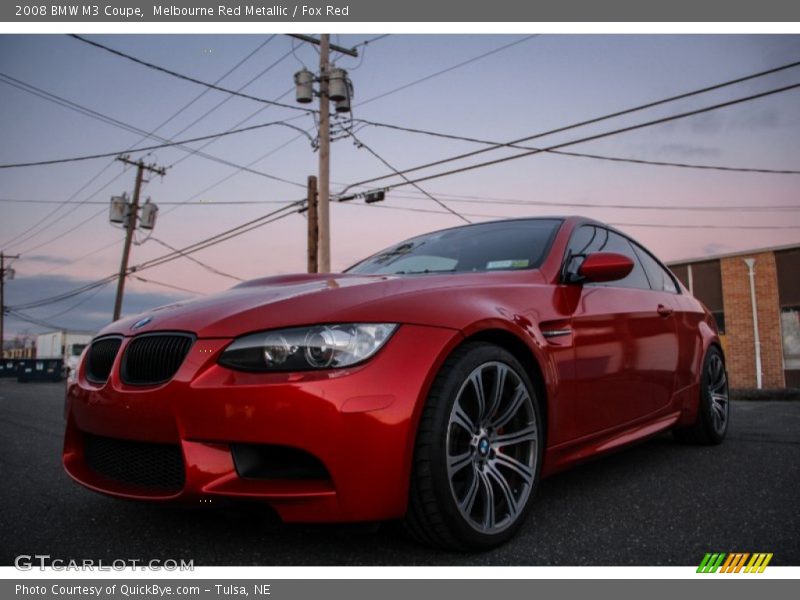 Melbourne Red Metallic / Fox Red 2008 BMW M3 Coupe