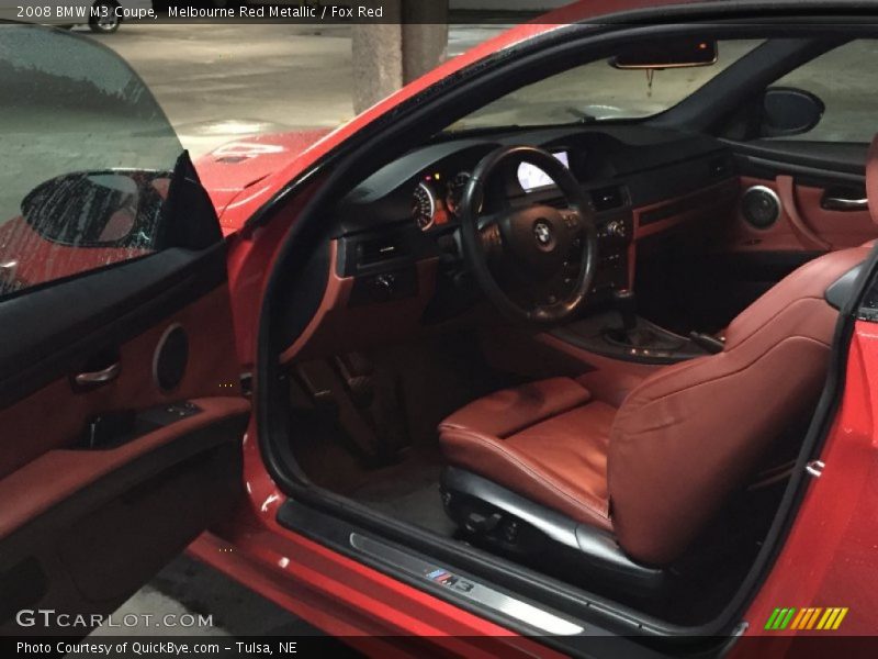 Melbourne Red Metallic / Fox Red 2008 BMW M3 Coupe