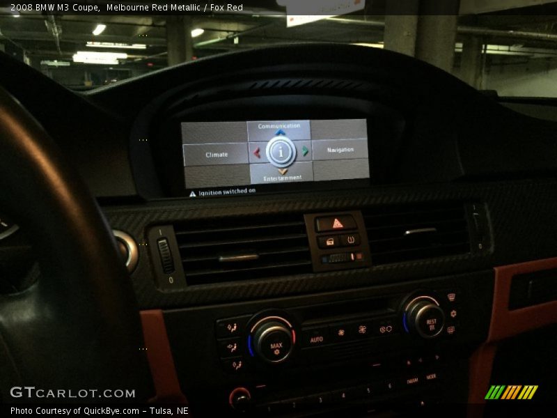 Melbourne Red Metallic / Fox Red 2008 BMW M3 Coupe