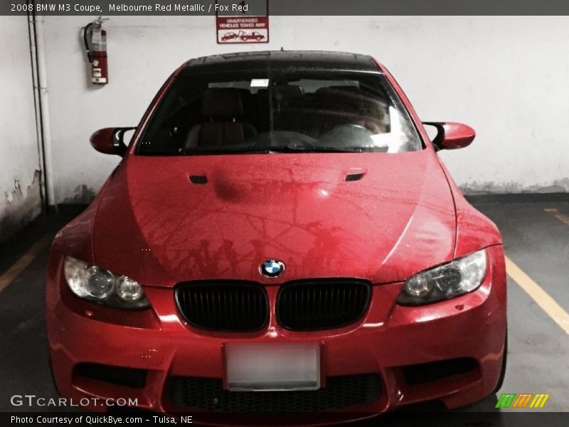 Melbourne Red Metallic / Fox Red 2008 BMW M3 Coupe