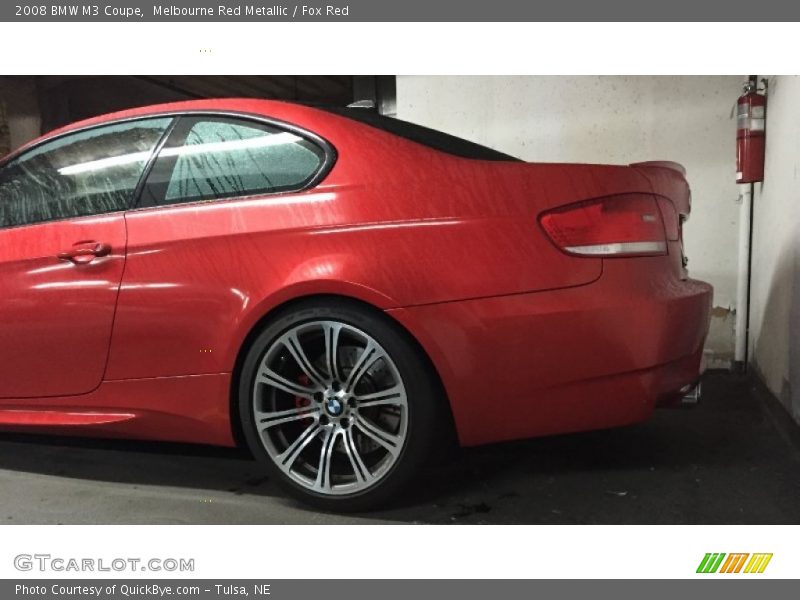 Melbourne Red Metallic / Fox Red 2008 BMW M3 Coupe
