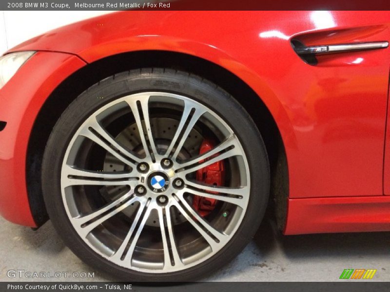 Melbourne Red Metallic / Fox Red 2008 BMW M3 Coupe