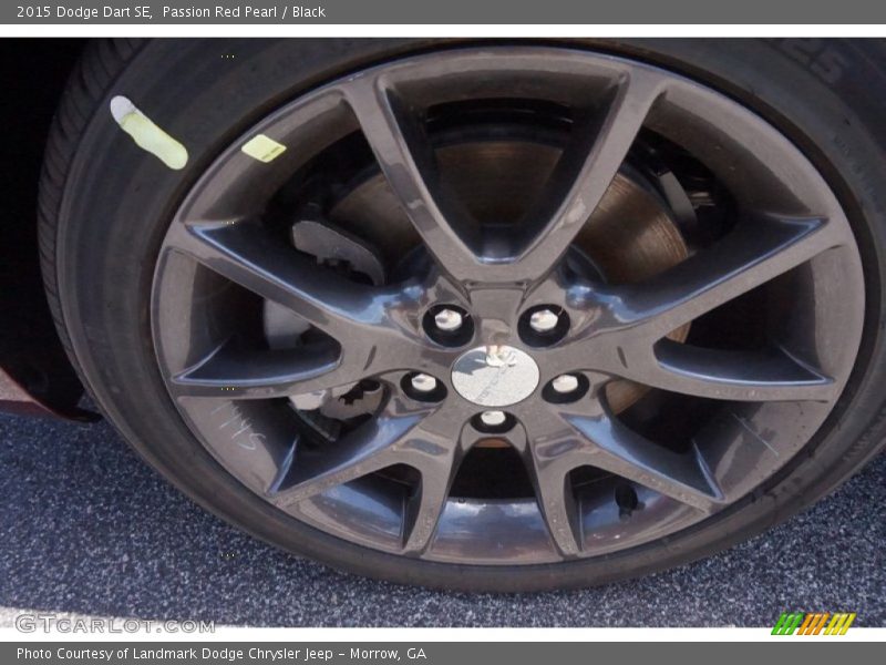 Passion Red Pearl / Black 2015 Dodge Dart SE