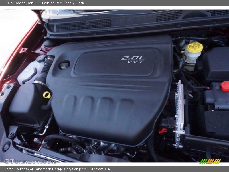 Passion Red Pearl / Black 2015 Dodge Dart SE