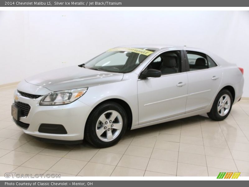 Silver Ice Metallic / Jet Black/Titanium 2014 Chevrolet Malibu LS