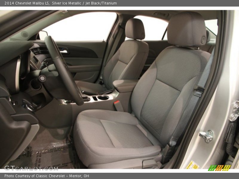 Silver Ice Metallic / Jet Black/Titanium 2014 Chevrolet Malibu LS