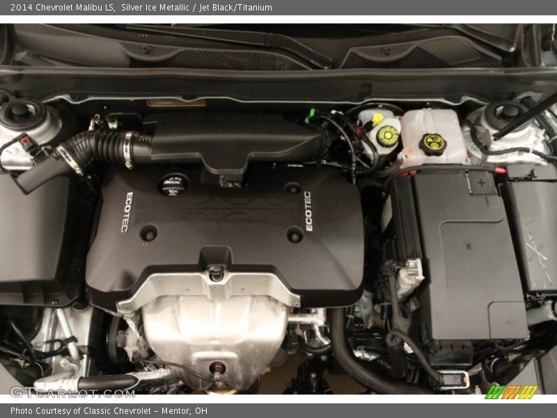 Silver Ice Metallic / Jet Black/Titanium 2014 Chevrolet Malibu LS