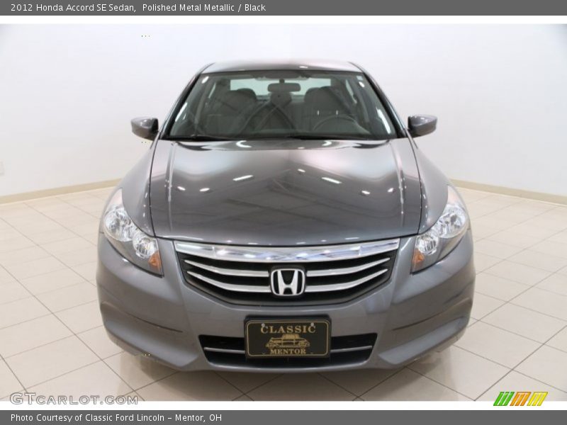 Polished Metal Metallic / Black 2012 Honda Accord SE Sedan