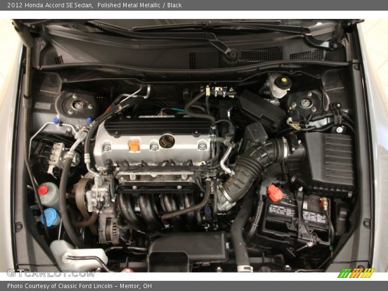 Polished Metal Metallic / Black 2012 Honda Accord SE Sedan