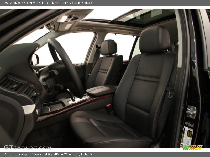 Black Sapphire Metallic / Black 2012 BMW X5 xDrive35d