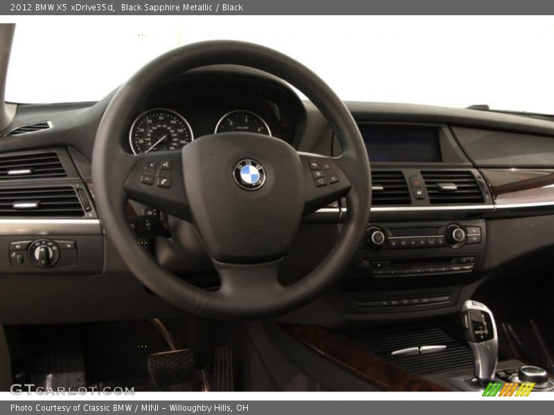 Black Sapphire Metallic / Black 2012 BMW X5 xDrive35d
