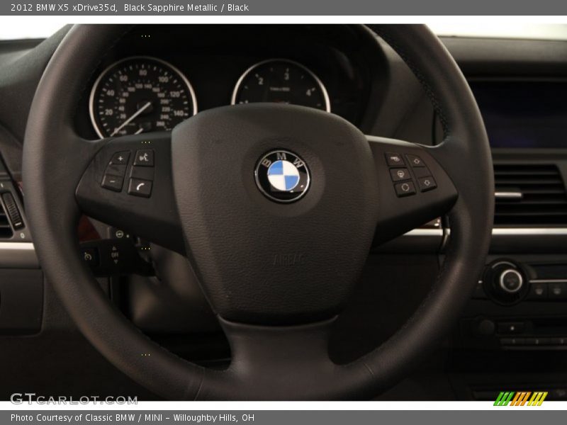 Black Sapphire Metallic / Black 2012 BMW X5 xDrive35d