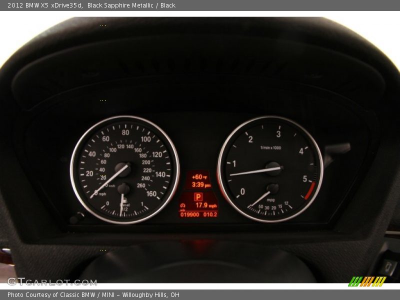 Black Sapphire Metallic / Black 2012 BMW X5 xDrive35d