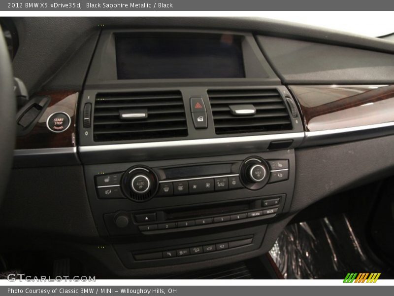 Black Sapphire Metallic / Black 2012 BMW X5 xDrive35d
