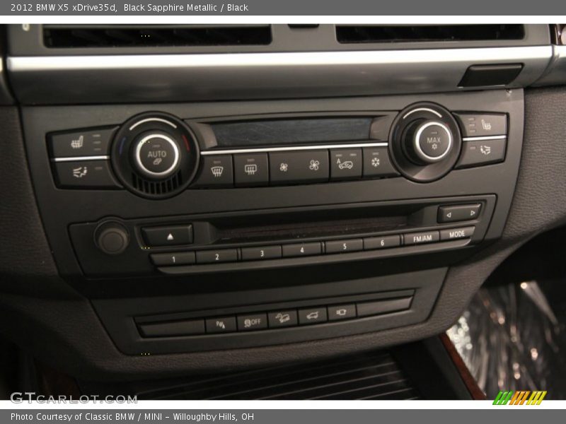 Black Sapphire Metallic / Black 2012 BMW X5 xDrive35d