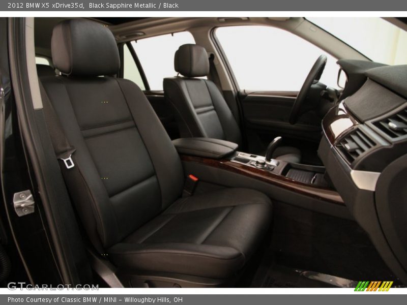 Black Sapphire Metallic / Black 2012 BMW X5 xDrive35d