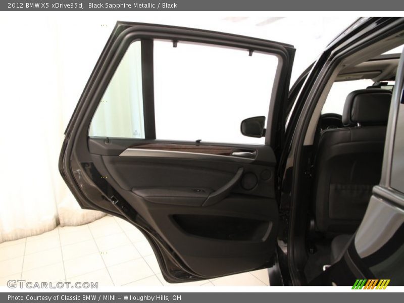 Black Sapphire Metallic / Black 2012 BMW X5 xDrive35d