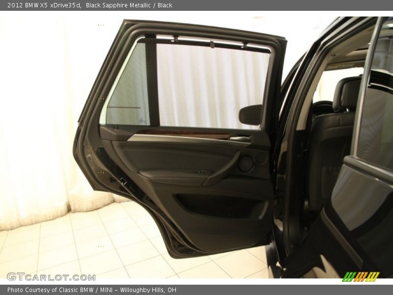 Black Sapphire Metallic / Black 2012 BMW X5 xDrive35d
