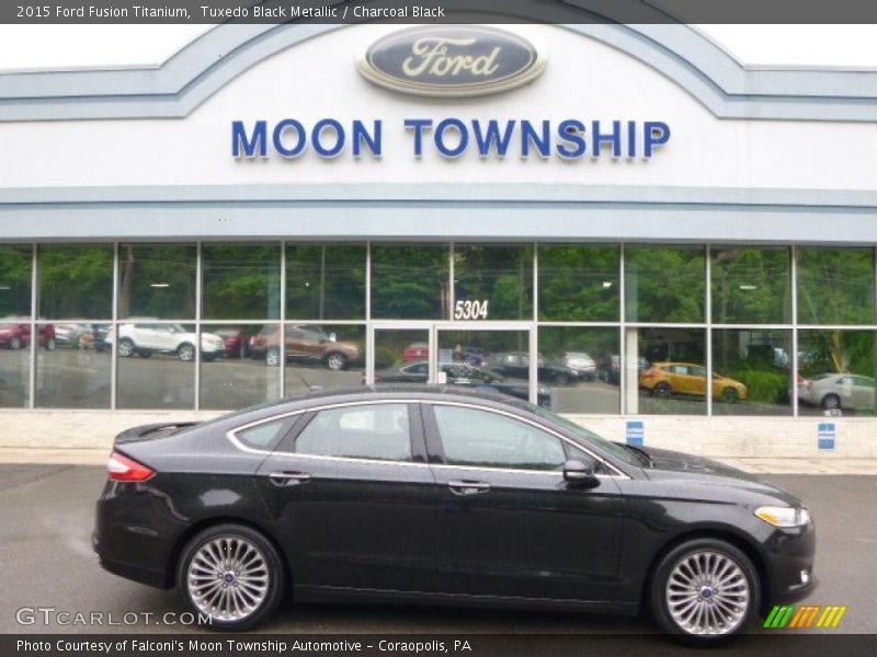 Tuxedo Black Metallic / Charcoal Black 2015 Ford Fusion Titanium