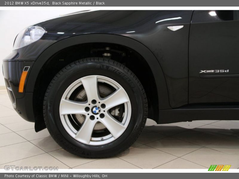 Black Sapphire Metallic / Black 2012 BMW X5 xDrive35d