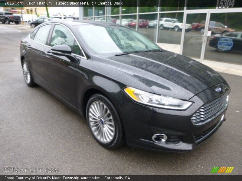 Tuxedo Black Metallic / Charcoal Black 2015 Ford Fusion Titanium