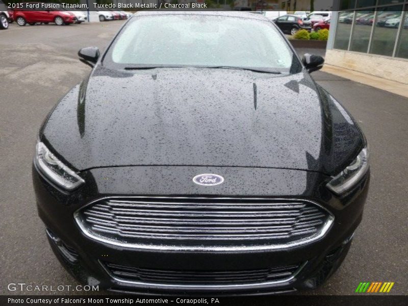 Tuxedo Black Metallic / Charcoal Black 2015 Ford Fusion Titanium