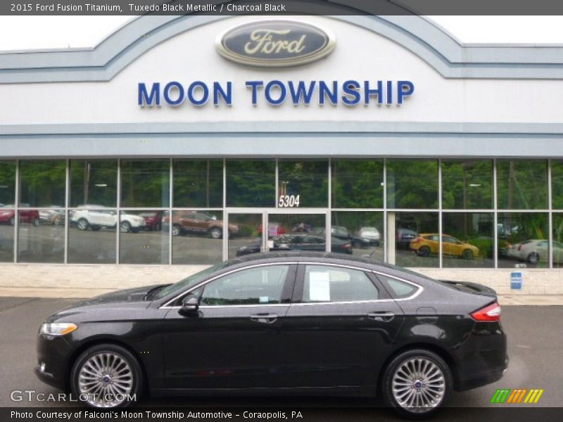 Tuxedo Black Metallic / Charcoal Black 2015 Ford Fusion Titanium