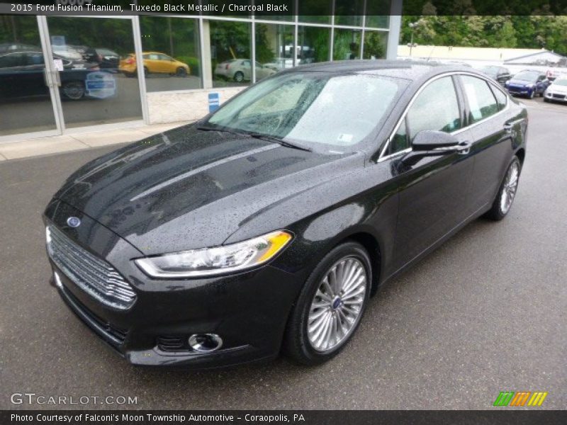 Tuxedo Black Metallic / Charcoal Black 2015 Ford Fusion Titanium