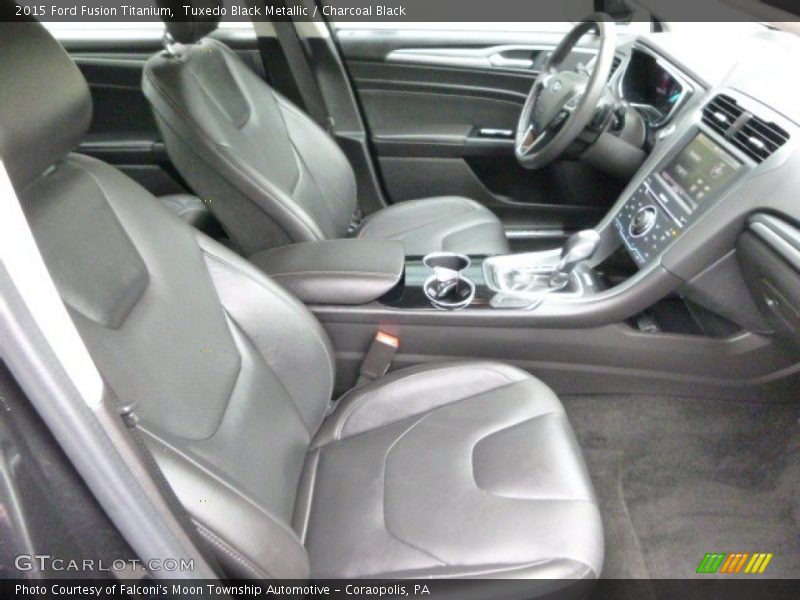 Tuxedo Black Metallic / Charcoal Black 2015 Ford Fusion Titanium