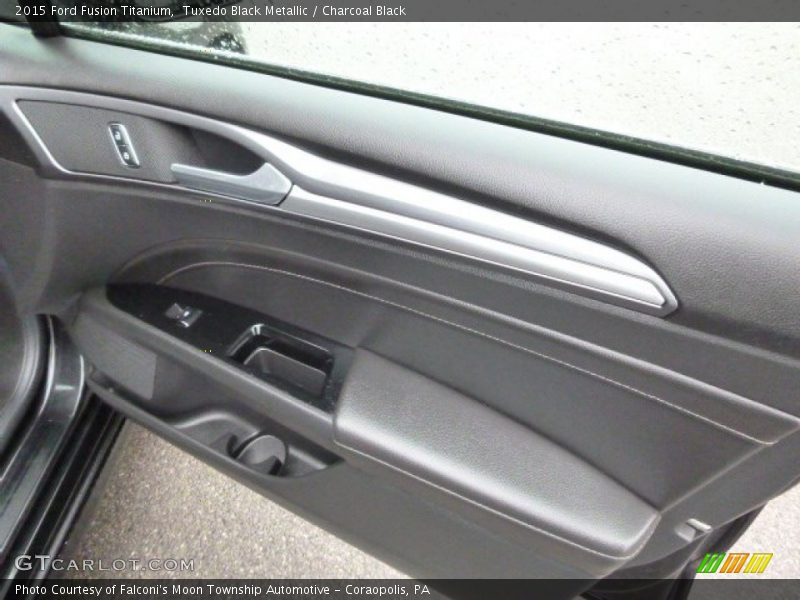 Tuxedo Black Metallic / Charcoal Black 2015 Ford Fusion Titanium