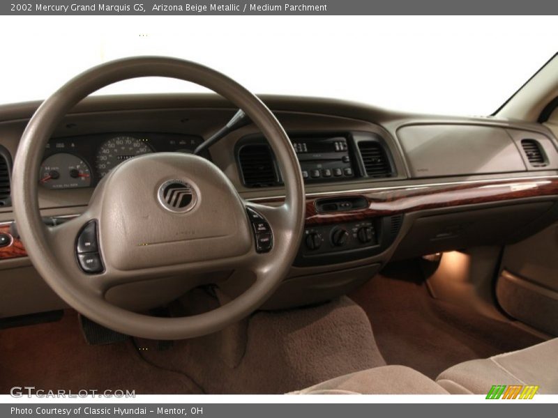 Arizona Beige Metallic / Medium Parchment 2002 Mercury Grand Marquis GS