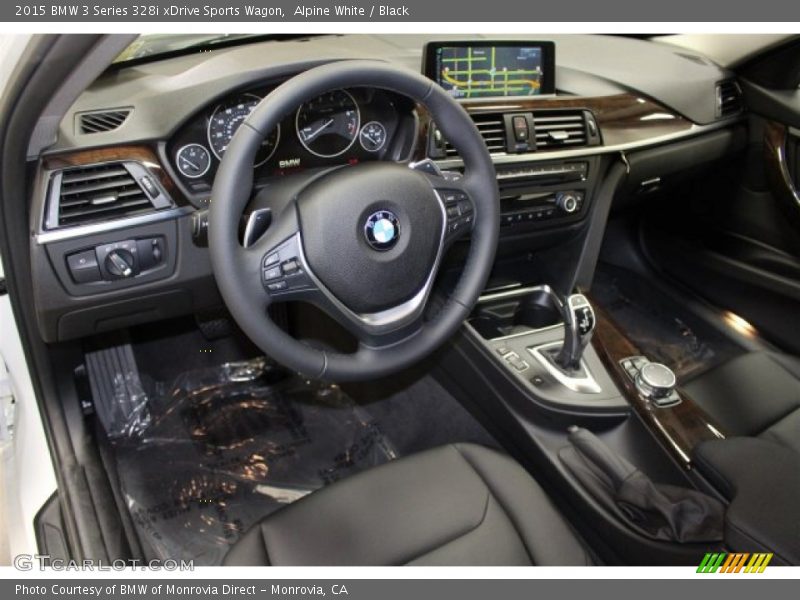  2015 3 Series 328i xDrive Sports Wagon Black Interior