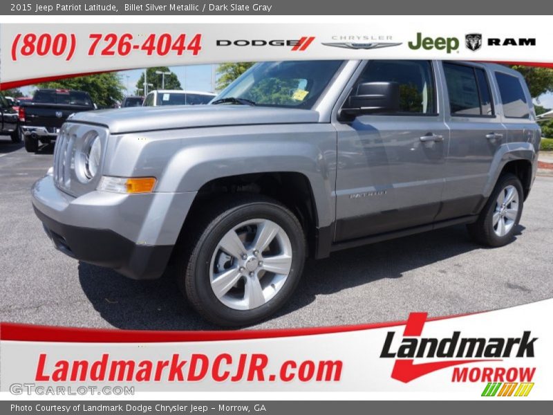 Billet Silver Metallic / Dark Slate Gray 2015 Jeep Patriot Latitude