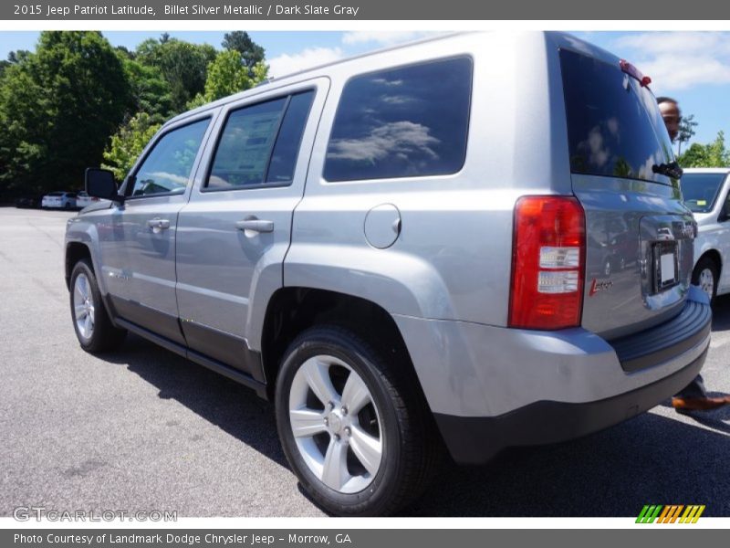 Billet Silver Metallic / Dark Slate Gray 2015 Jeep Patriot Latitude