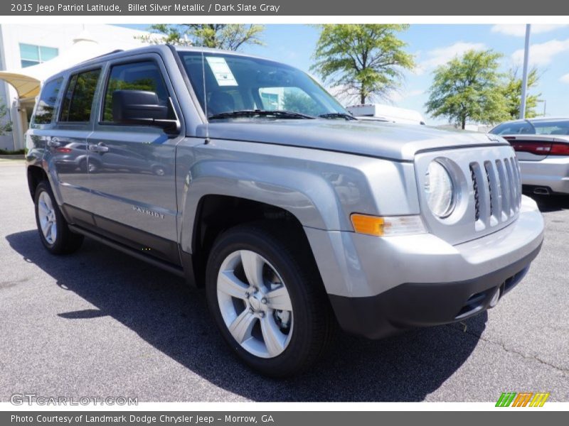 Billet Silver Metallic / Dark Slate Gray 2015 Jeep Patriot Latitude